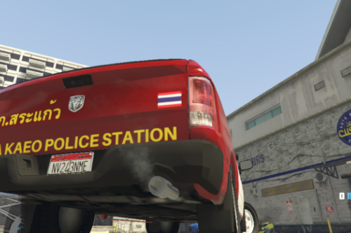 Thai Police สภ.สระแก้ว Dodge Ram 2014